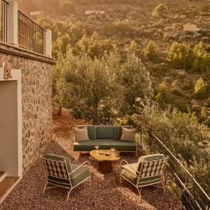 Fawn outdoor sofa by Soho Home