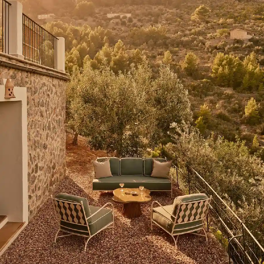 Fawn outdoor sofa by Soho Home