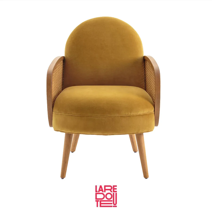 Sillón Buisseau amarillo mostaza de La Redoute