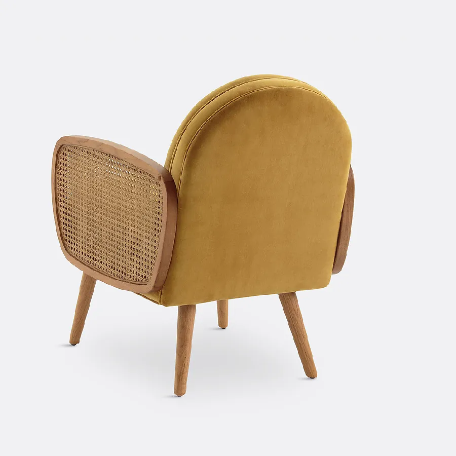Sillón Buisseau amarillo mostaza de La Redoute