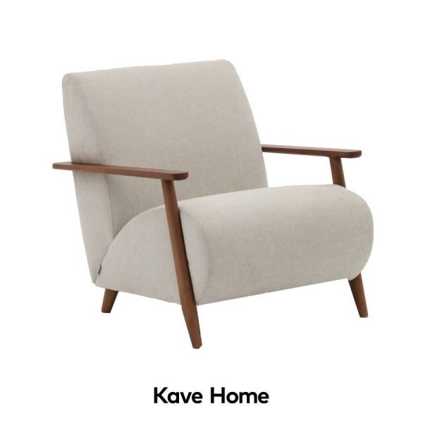 Butaca Meghan de chenilla de Kave Home