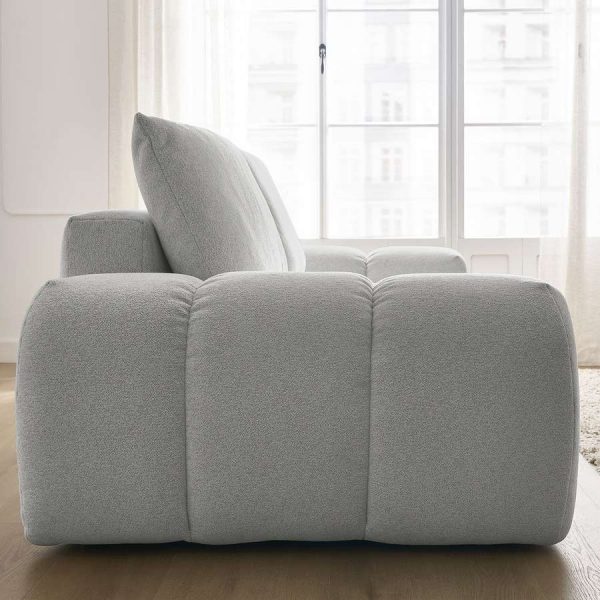 Canapé convertible Everest gris clair de Bobochic
