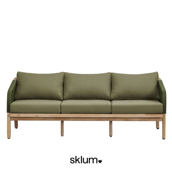 Sofá de jardín verde Dubai de Sklum