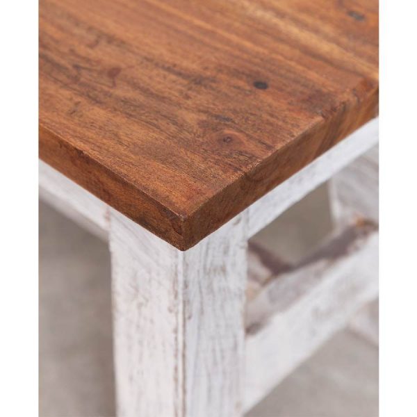 Taburete Abet madera reciclada de Sklum