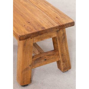 Taburete Abet madera reciclada de Sklum