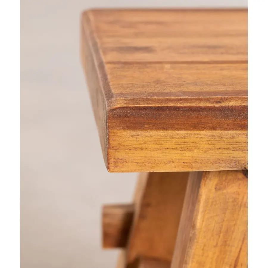 Taburete Roblie madera reciclada de Sklum