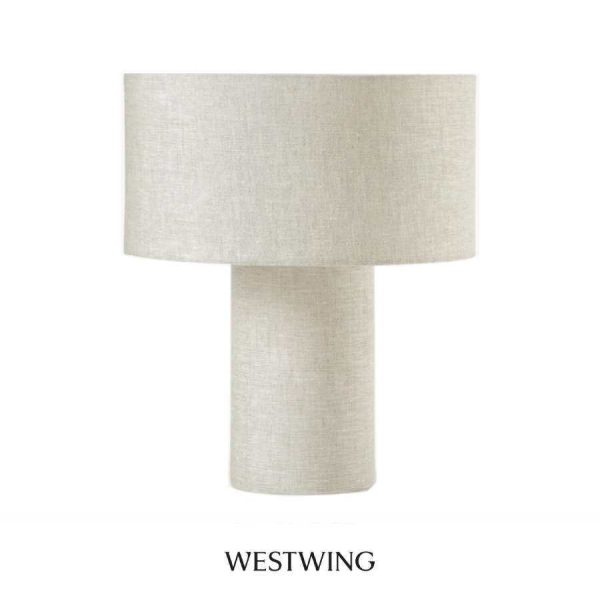 Lámpara de mesa en lino de Westwing