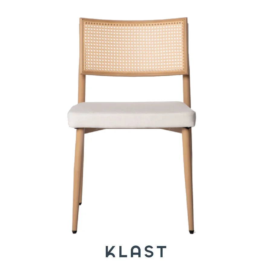 Silla de comedor beige Yara de Klast Home