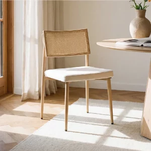 Silla de comedor beige Yara de Klast Home