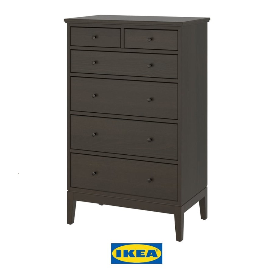 Cómoda alta Idanas marrón de Ikea