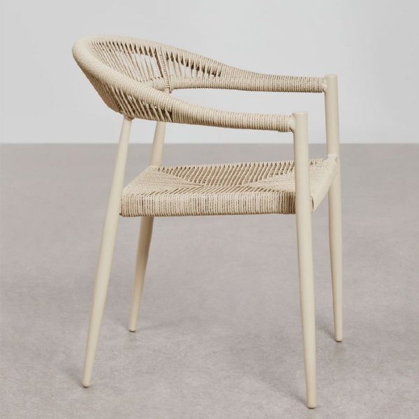 Silla de jardín Amatria beige de Sklum
