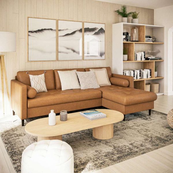 Sofá rinconera Olivia de Maisons du Monde