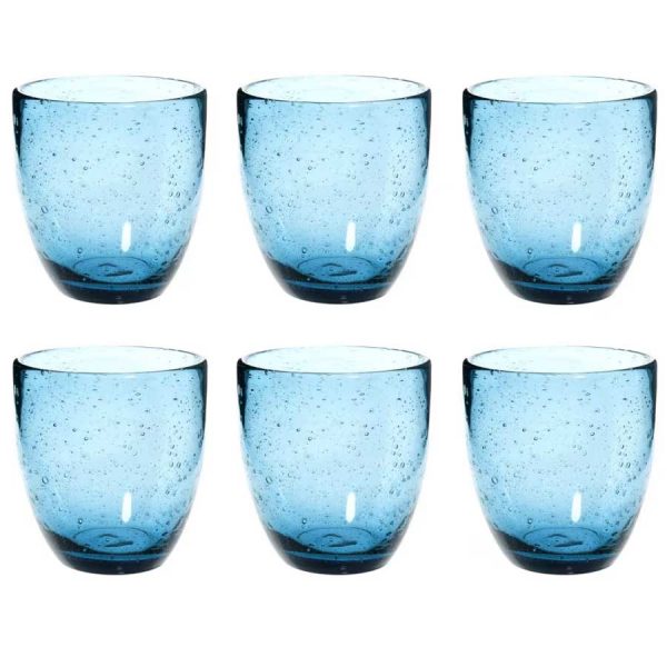 Vaso de cristal azul de Maisons du Monde