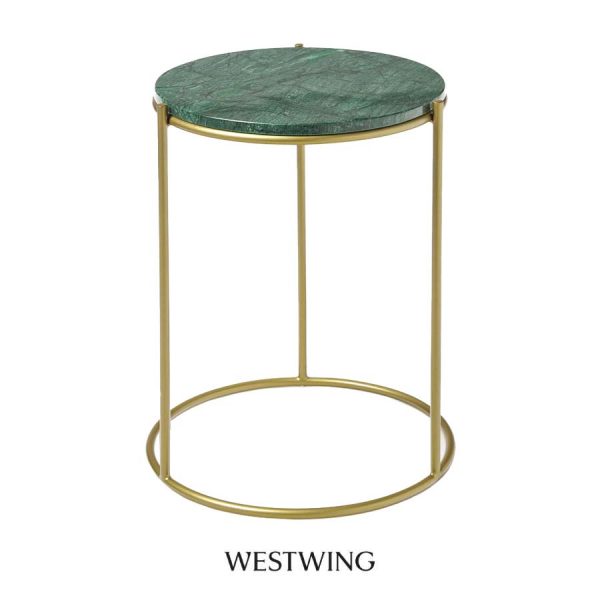 Mesa auxiliar Ella de mármol de Westwing