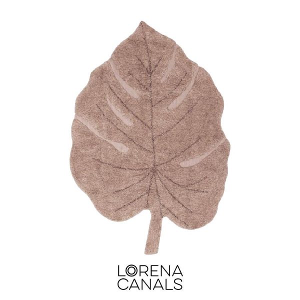 Alfombra Monstera rosa de Lorena Canals