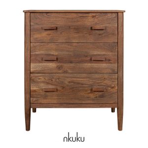 Anbu chest of drawers in acacia by Nkuku