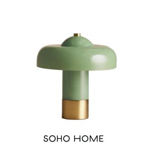 Giovanni green table lamp by Soho Home