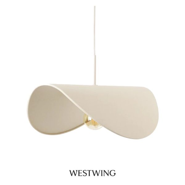Lámpara de techo de lino Kenzie de Westwing