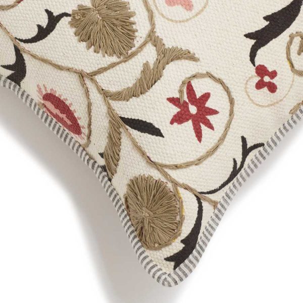 Sheki olive cushion cover by OKA