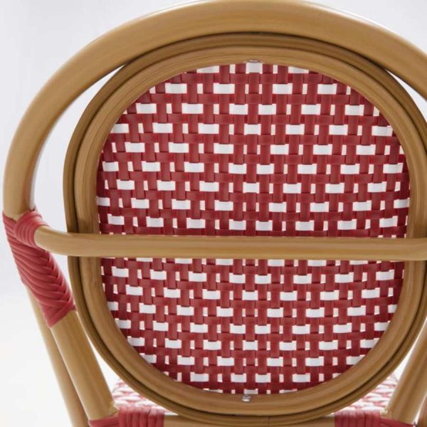 Silla de exterior Paris rojo de Leroy Merlin