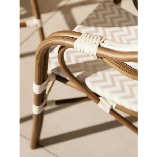 Silla de jardín Brielle blanca de Sklum