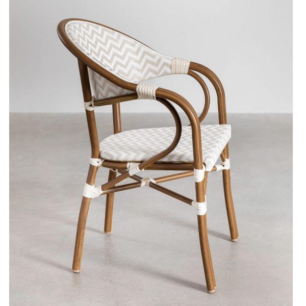 Silla de jardín Brielle blanca de Sklum