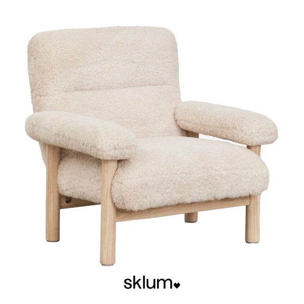 Sillón beige Bernia de Sklum