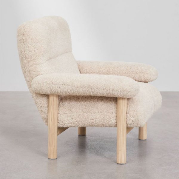 Sillón beige Bernia de Sklum