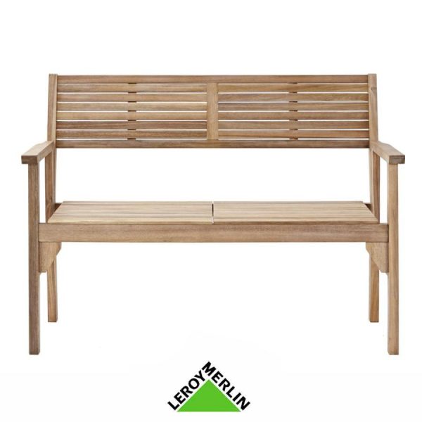Banco de madera Naterial Solis de Leroy Merlin