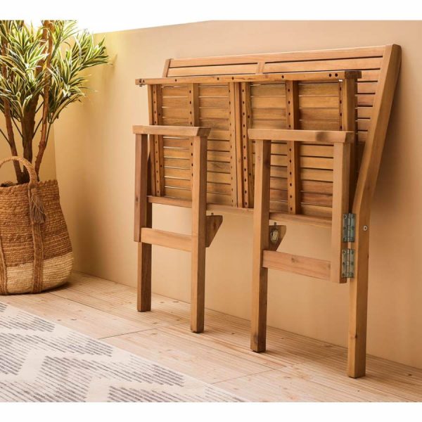 Banco de madera Naterial Solis de Leroy Merlin