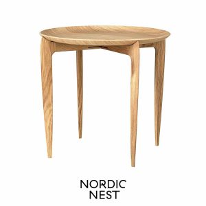 Mesa auxiliar Foldable de roble en Nordic Nest