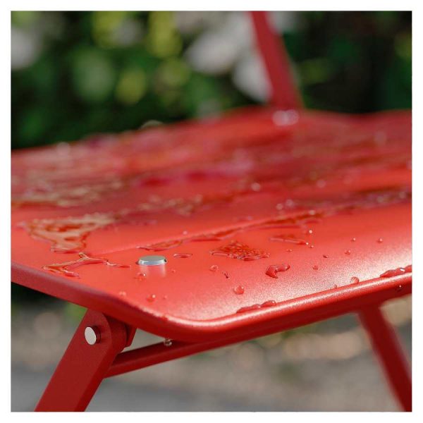 Silla de exterior Sundsö rojo de Ikea