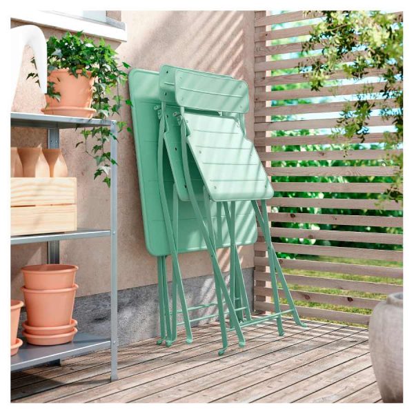 Silla de exterior Sundsö verde de Ikea