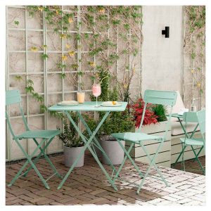 Silla de exterior Sundsö verde de Ikea