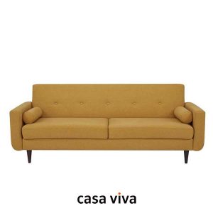 Sofá cama mostaza de Casa Viva