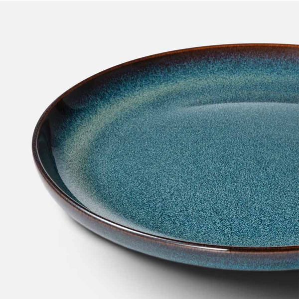 Vajilla Gladelig azul de Ikea