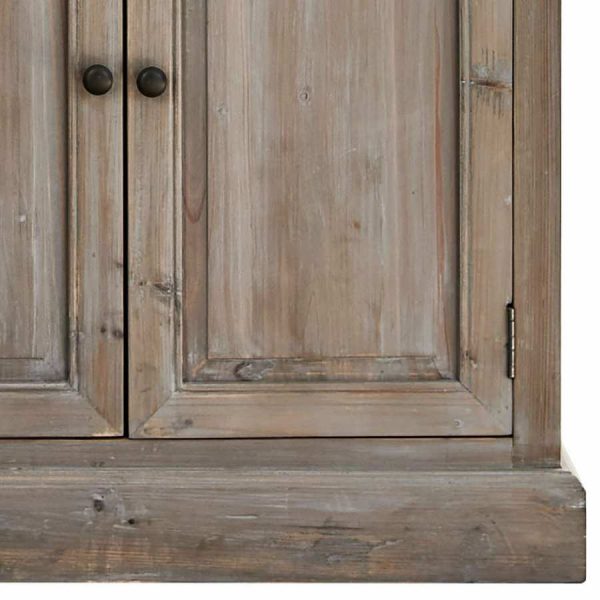 Vitrina Throckmorton de madera recuperada de Loberon