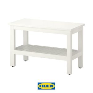 Banco Hemnes blanco de Ikea