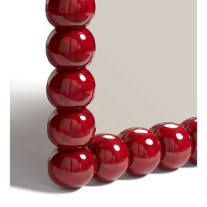 Bobina Bubbles red mirror by OKA