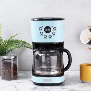 Cafetera turquesa de goteo Heritage de Haden