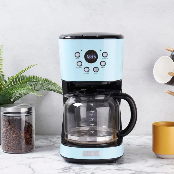 Cafetera turquesa de goteo Heritage de Haden