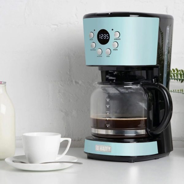 Cafetera turquesa de goteo Heritage de Haden
