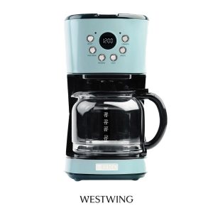 Cafetera turquesa de goteo Heritage de Haden
