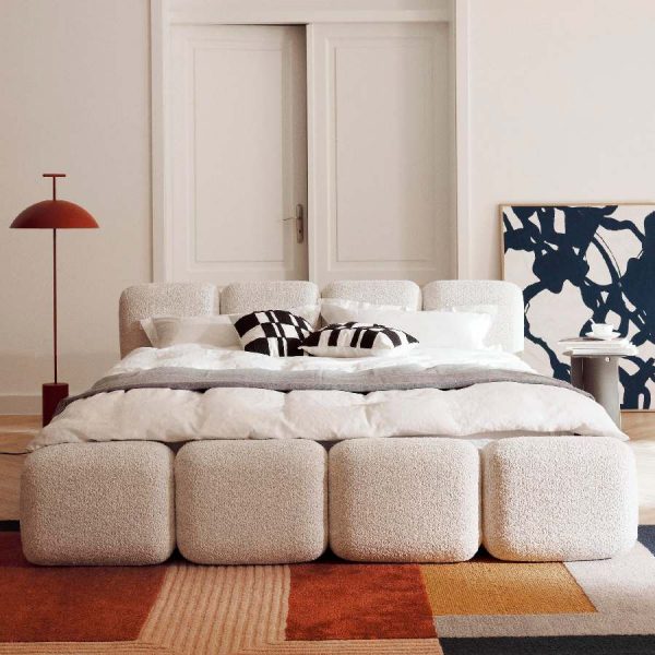 Cama Tayla en borreguillo de Westwing