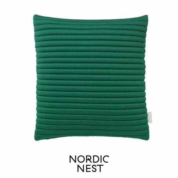 Cojín Linear Memory verde de Nordic Nest