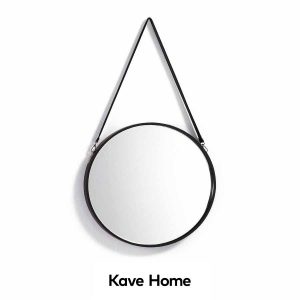 Espejo Raintree metal negro de Kave Home