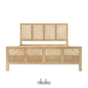 Saharsa cane bed by Nkuku