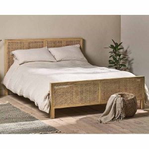 Saharsa cane bed by Nkuku