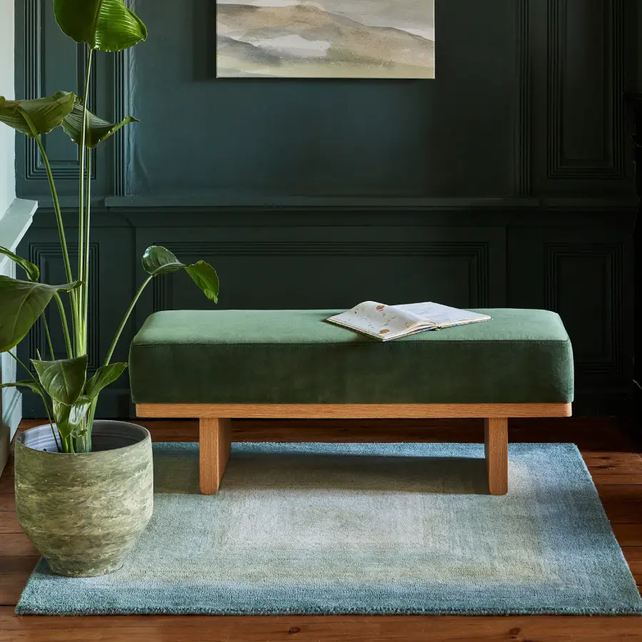 Tapis Ombrino en laine de Madura