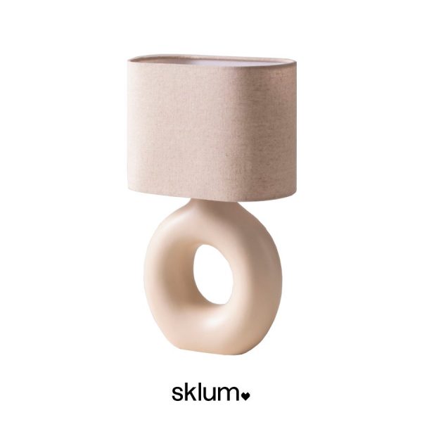 Lámpara de mesa de cerámica Katy de Sklum